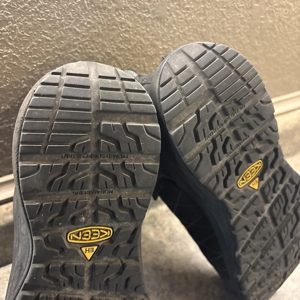 Keen MET MT EH Boots Black Work Boot Men's Size 8.5W ASTM F2413-18 F3445-21 - Picture 9 of 13